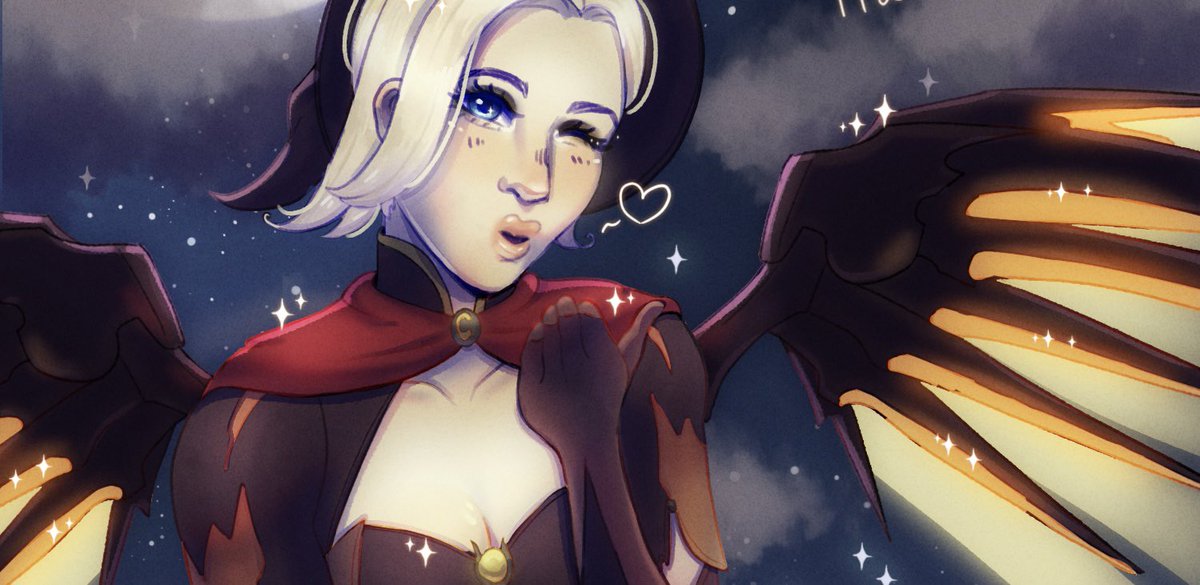 rxmanticism's tweet image. i&apos;m 4 days late to the party but hey.. witch mercy SOON 🧡