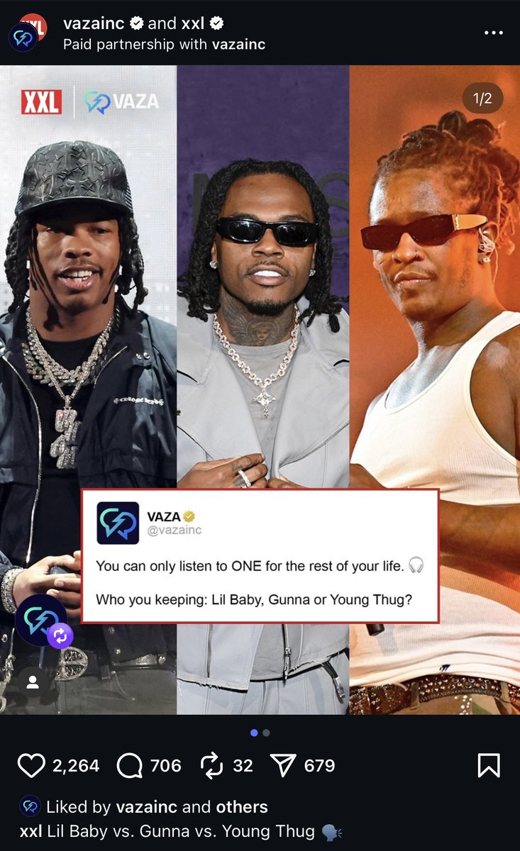 Our first marquee matchup with XXL went crazy and it’s still going.

Over 700 comments in just a few hours, thousands of people sharing it, and hundreds of thousands of views across socials.

People clearly love standing on their opinions.

That’s exactly why we built VAZA, to
