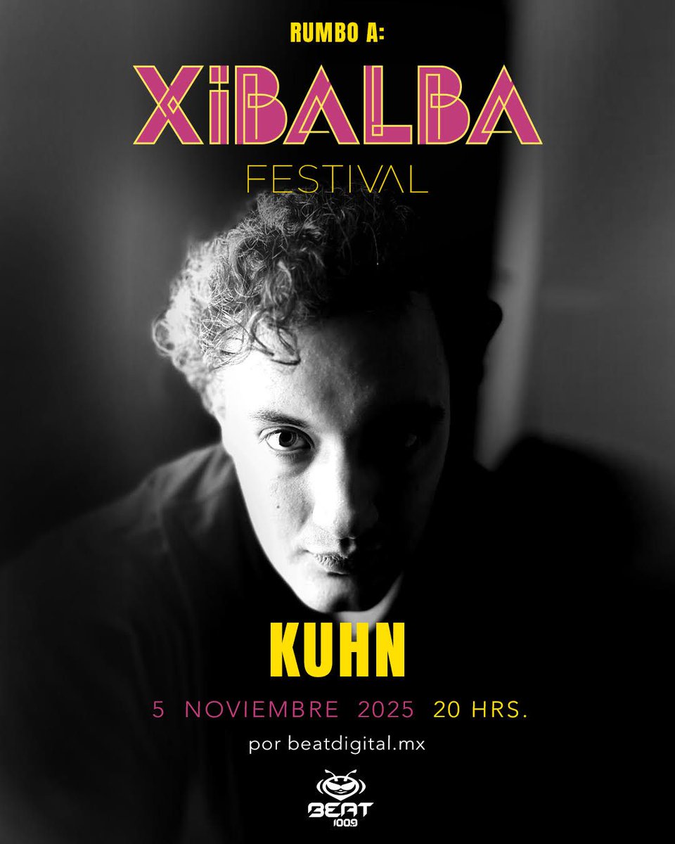 BEATOFICIAL's tweet image. Nos vemos mañana con el set de KUHN rumbo a Xibalba Festival 🔥
Prepárate para una noche de beats y energía pura.
🕗 5 noviembre | 20 hrs
Solo por 🐝 beatdigital.mx | 100.9 FM
#BeatDigital #Beat1009FM #Kuhn #XibalbaFestival #ElectronicMusic #CDMX