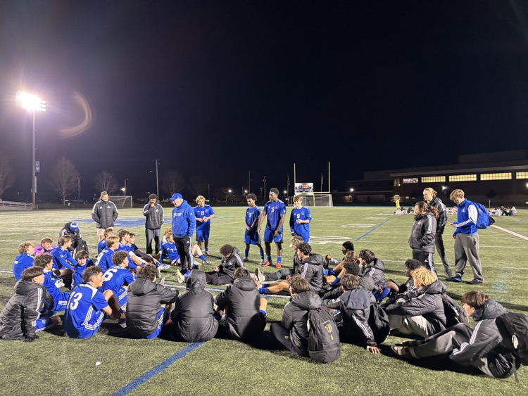 Boys, soccer team defeats Boston Latin 5 to 2 and will advance to the round of 16 in the MIAA state tournament- 
GO BLUE!