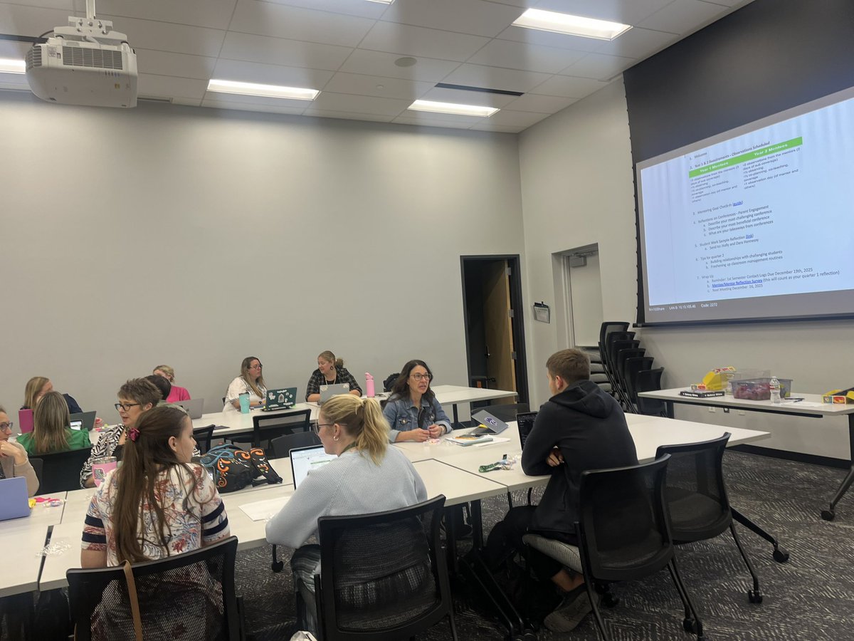 Thankful for our outstanding mentors and mentees. They are committed and show up after school to work together to improve teaching and learning!