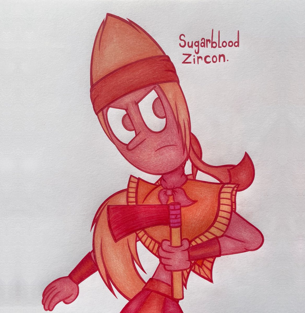 Good Evening to Every Steven Universe Fans!👋😆
Tonight, I bring to you all this new drawing that I've decided to do about my original Steven Universe characters... Sugarblood Zircon!❤️🍓🥭🍅🍉

#stevenuniverseoc
#stevenuniverseocs
#stevenuniversefanart