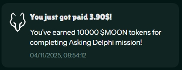 i know i keep saying it and you keep seeing it every where else but listen when we tell you @wolfswap is the Alpha 💯

I got rewarded 10k $MOON for simply tweeting and asking <a href="/delphitrade/">Delphi</a> if <a href="/CelticFC/">Celtic Football Club</a> would win the <a href="/spfl/">SPFL</a> this year, i dunno about <a href="/CelticFC/">Celtic Football Club</a> but im the winner here