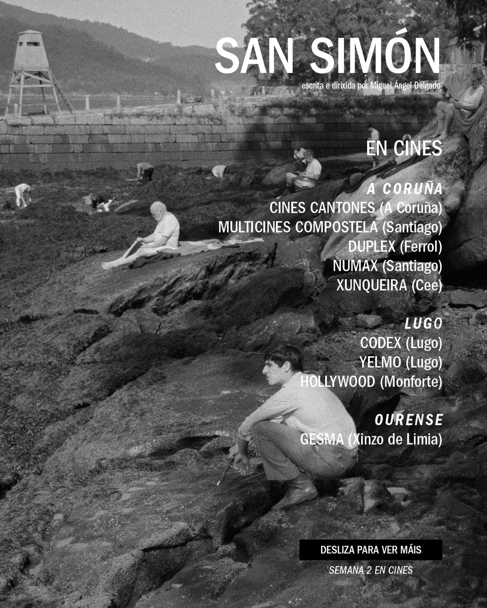 MorelliProd's tweet photo. Aínda non viches #SanSimón? Esta @FiestaDelCine  non podes deixala pasar!

https://t.co/0g2Xh8MGu1 

✨ Consulta as salas adheridas en https://t.co/VHvC5NO0xm https://t.co/GjQugEzL3K