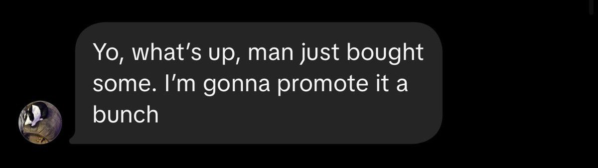 This is hands-down, the best kind of  message you could get from a new affiliate