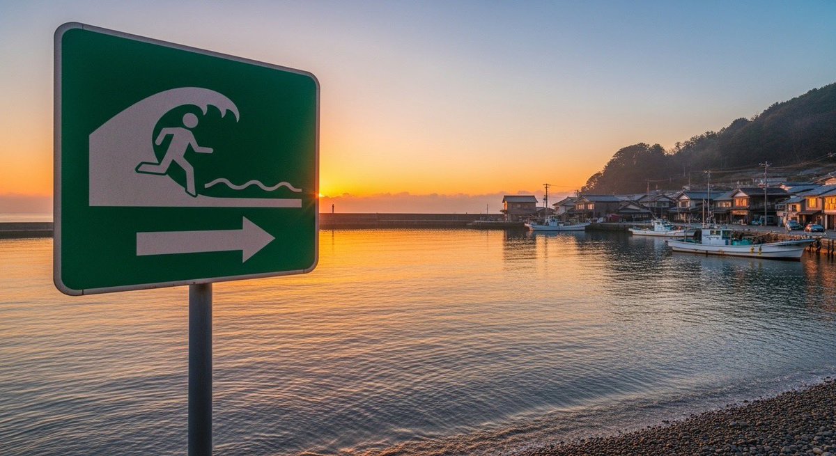 おはクロス~🥹𝕏🌟
今日は 津波防災の日！🌊

1854年の安政南海地震に由来し、和歌山県広村で庄屋・濱口梧陵さんが稲むらに火をつけて村人を避難させた「稲むらの火」の逸話が残っています。😌📕✨