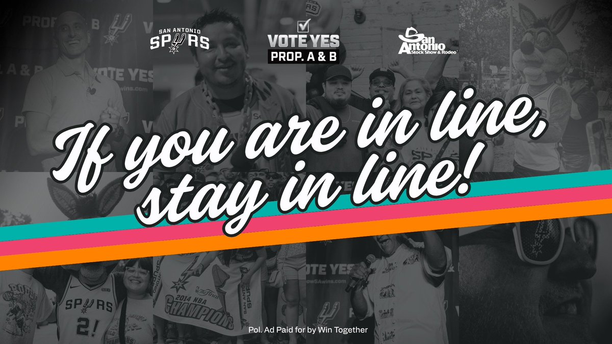 If you are in line by 7 PM, stay in line and make your vote for Prop. A &amp; B count!