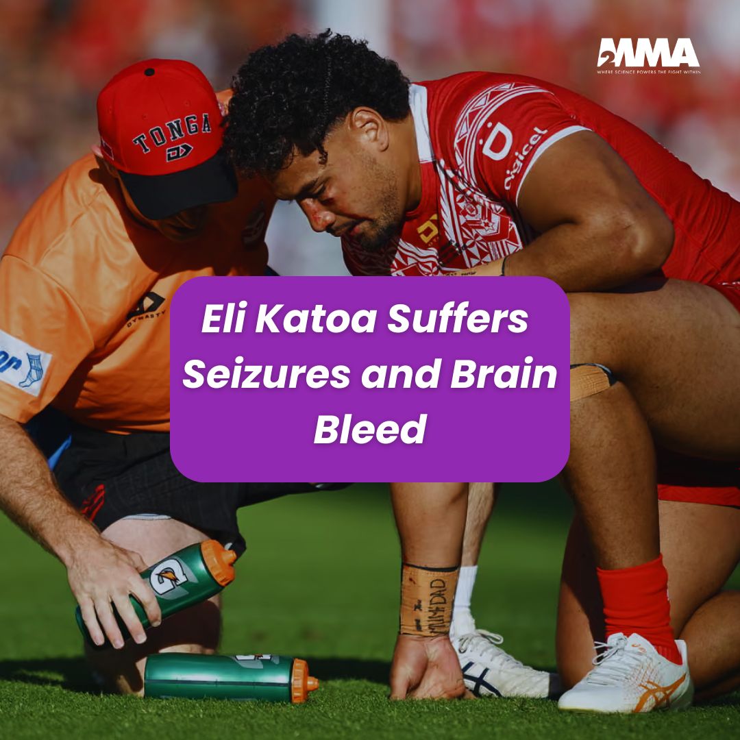M2MMAofficial's tweet photo. Tonga and NRL star Eli Katoa suffered seizures and a brain bleed after three separate head impacts during a match. He was cleared to play despite an early collision and stayed on the field after two further blows before collapsing and being rushed for emergency surgery.

This highlights a growing concern across contact sports. Athletes are still taking the field without clear, objective concussion data. Decisions often rely on subjective observations and urgent competitive pressures.

At M2MMA, we believe the future lies in real-time impact monitoring, baseline cognitive testing, and intelligent protocols that protect athletes in the heat of competition.

Athlete welfare is not a talking point. It is the foundation.

The goal is simple:

Safer athletes. Better careers. Stronger sport.

#BrainHealth #ConcussionAwareness #AthleteWelfare #SportsScience #CombatSports #M2MMA #WhereSciencePowersTheFightWithin
