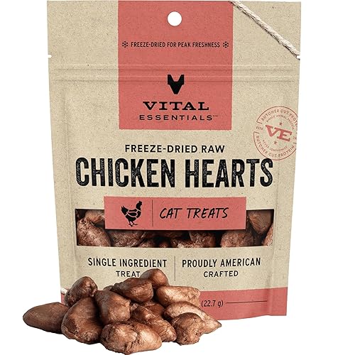 I just received Vital Essentials Freeze Dried Raw Single Ingredient Cat Treats, Chicken Hearts, 0.8 OZ - Chicken Hearts - 0.8 Ounce (Pack of 1) from defectiveheroj via Throne. Thank you! throne.com/abbegayle #Wishlist #Throne