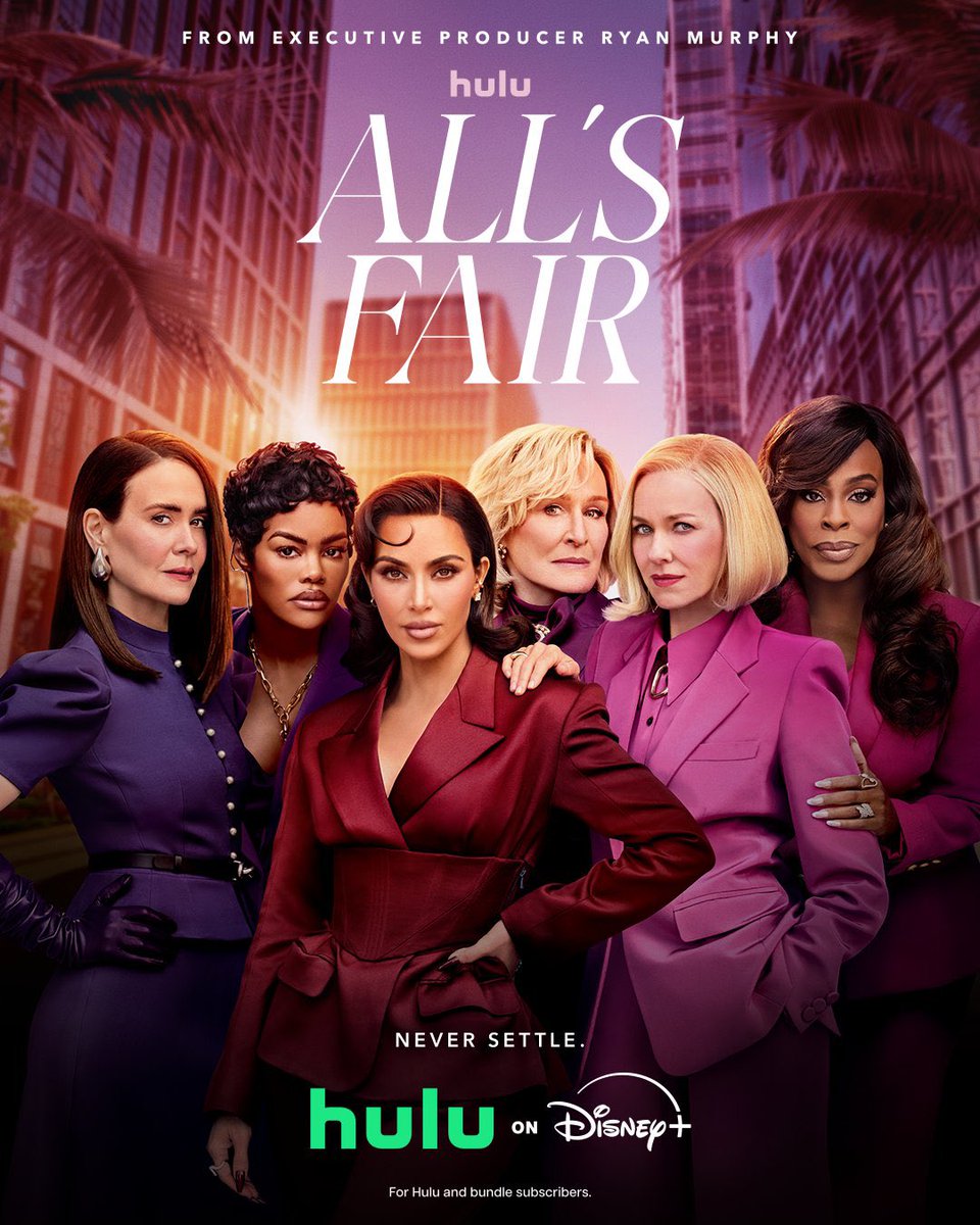 gtru_star77's tweet photo. The show is a fantastic dramedy and the cast is ICONIC. #AllsFair is funny, camp and full of interesting female stories. Critics want to hate on it because of Kim 🙄 but I hope fans and viewers give it a chance. Also, some fun cameos too https://t.co/Ja0TGWVagy