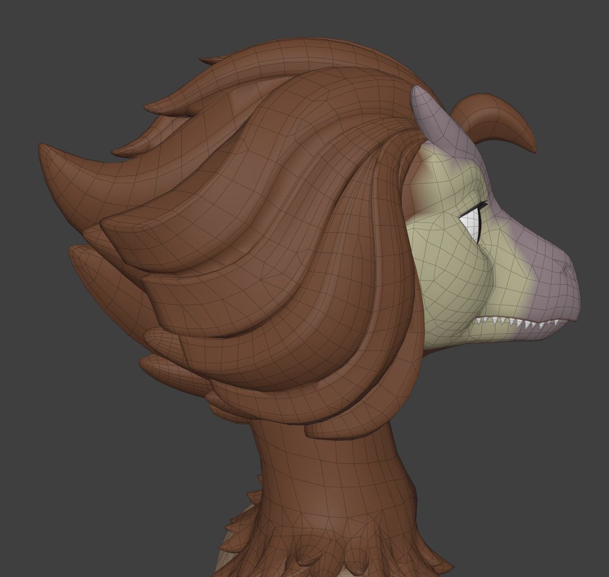 Halfway through retopology, got dang it's a lot of nitpick