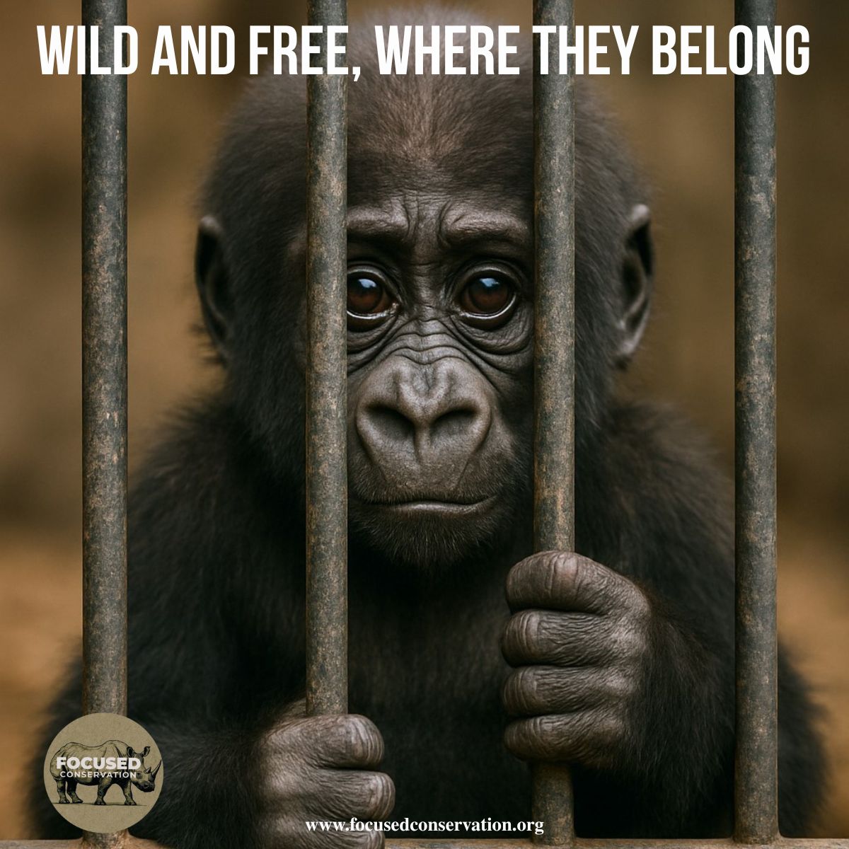 FocusedConserve's tweet image. Zeytin belongs in Africa. This young, critically endangered gorilla was rescued from wildlife traffickers but now remains confined in a Turkish zoo instead of a proper African sanctuary.

Wild animals belong in the wild. Join us in calling for his return!  focusedconservation.org