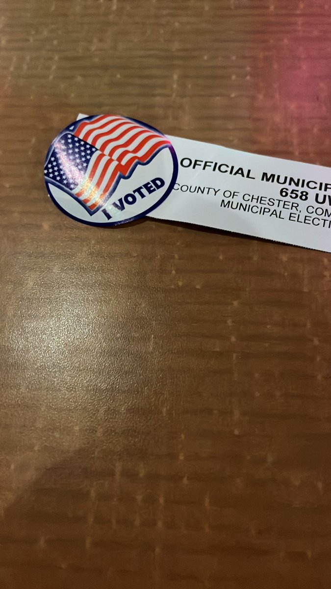 Wild turnout in here in Chester County PA - I’ve got to think it’s the trump factor… if people aren’t pissed off, why come out in an off-year election? 
#vote #trump
