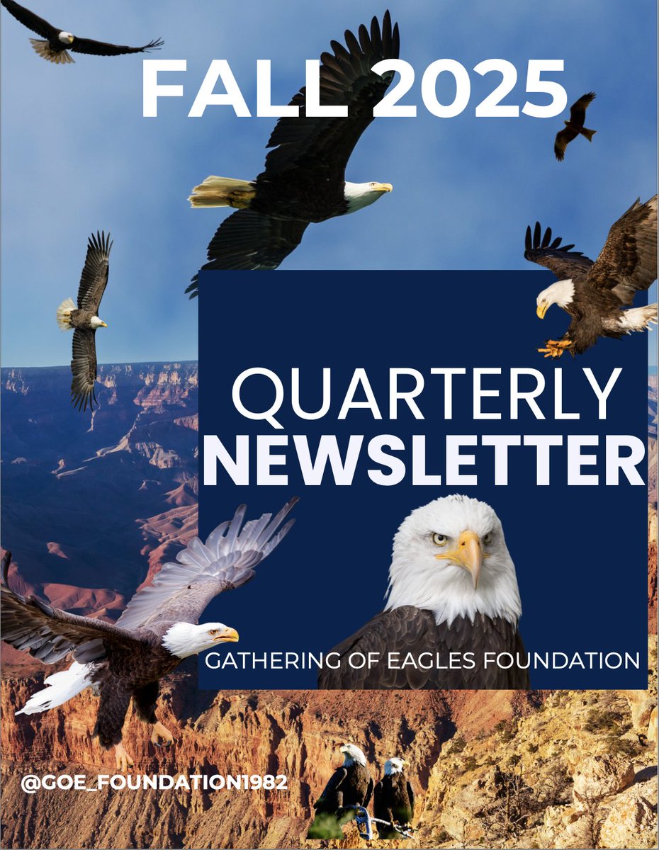 Check out our Fall Newsletter 
goefoundation.org/wp-content/upl…
Consider supporting our mission to honor, serve &amp; inspire. 
…ering-of-eagles-foundation.snwbll.com/giving-portal

#Airpower #GOE #ACSC