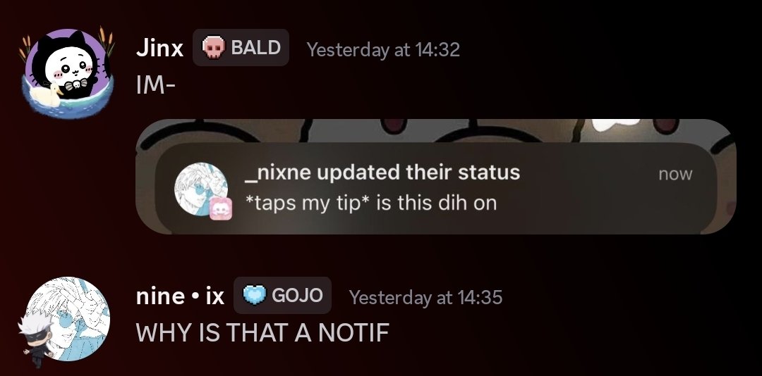 good to know it was on ig 😭😭😭