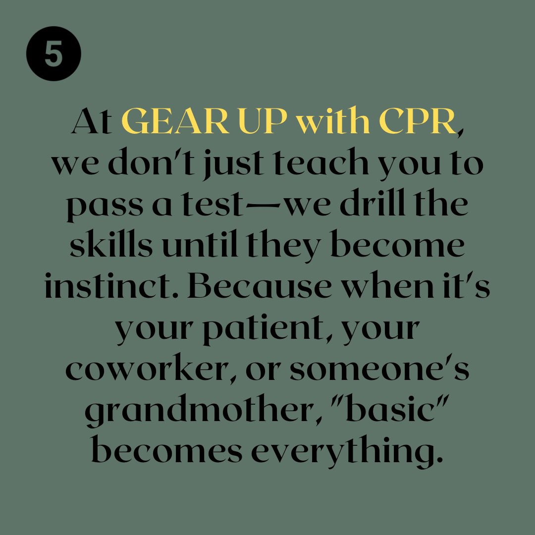 GearUpwithCPR's tweet image. PART 2/2:

💪 Master it: gearupwithcpr.com/basic-life-sup…

🩺 Same-day certification available!

#GEARUPwithCPR #BLS #BasicLifeSupport #Healthcare #NonHealthcare