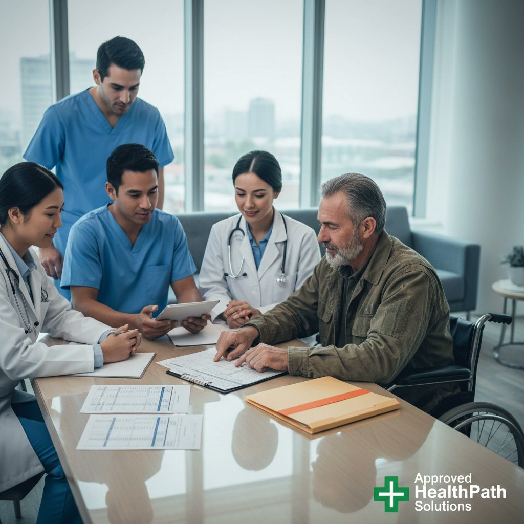 HealthPathSol's tweet image. Veteran healthcare providers face unique VA billing hurdles. HealthPath Solutions streamlines contracting and claims: so you focus on care, not paperwork. Ready to champion veterans? Connect &amp;amp; share your #VAexperience. #HealthPathSolutions healthpathsolutions.us