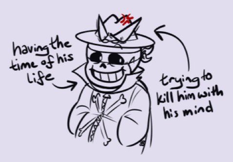 M3g4M4nM4st3r9's tweet image. Koffin K: *blows up sans with mind*
Papyrus: My fucking brother!