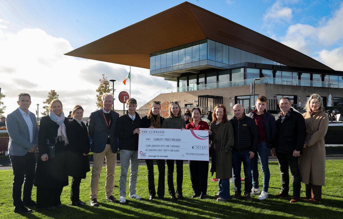 patsmullenrace's tweet image. The 2025 @patsmullenrace and the @CurraghTo Curragh Charity Cycle have raised an outstanding €351,631 for @cancertrials_ie , bringing the total funds generated since the initiative began in 2022 to over €1.2 million!

Massive thanks to everyone who supported this amazing day.