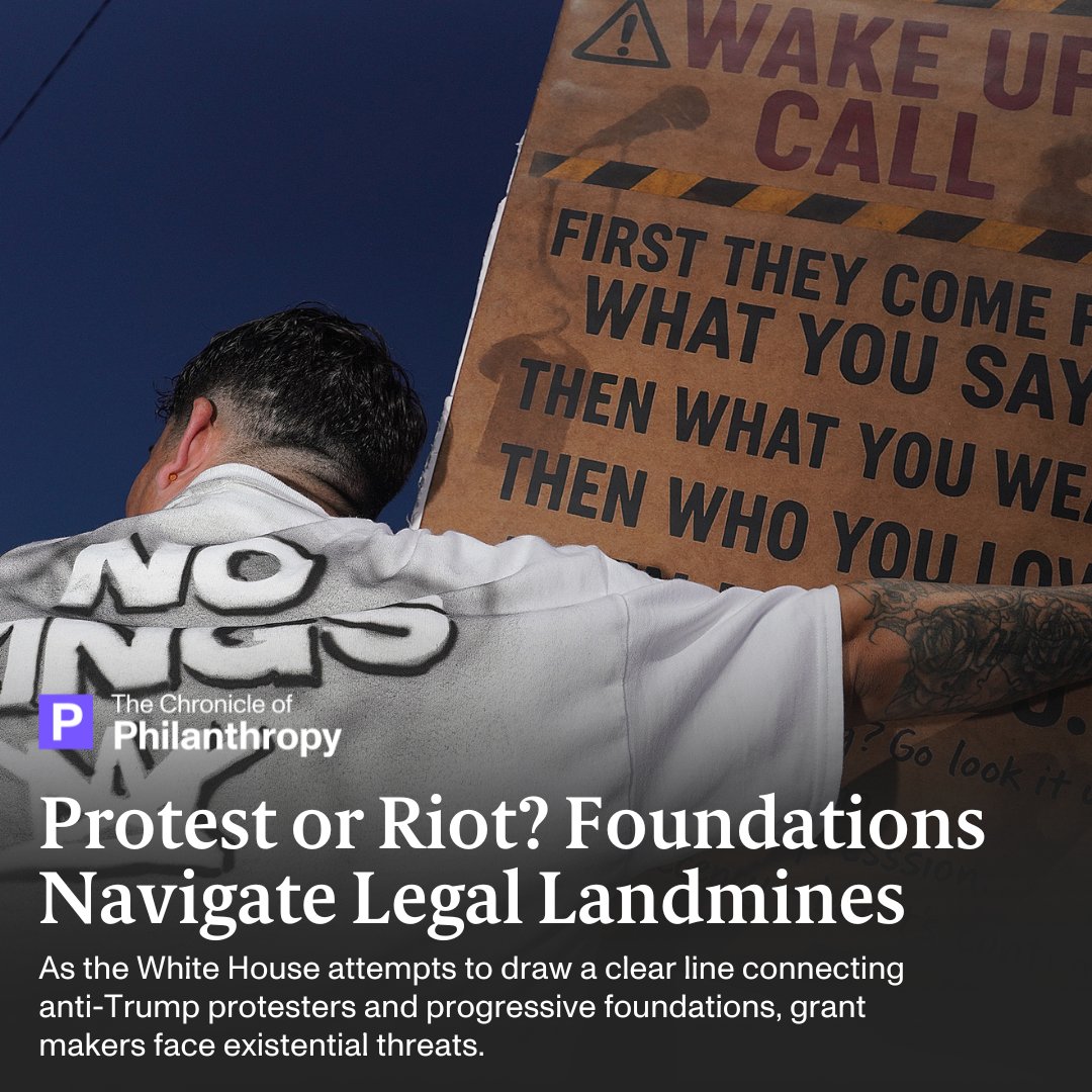 The Chronicle of Philanthropy tweet media