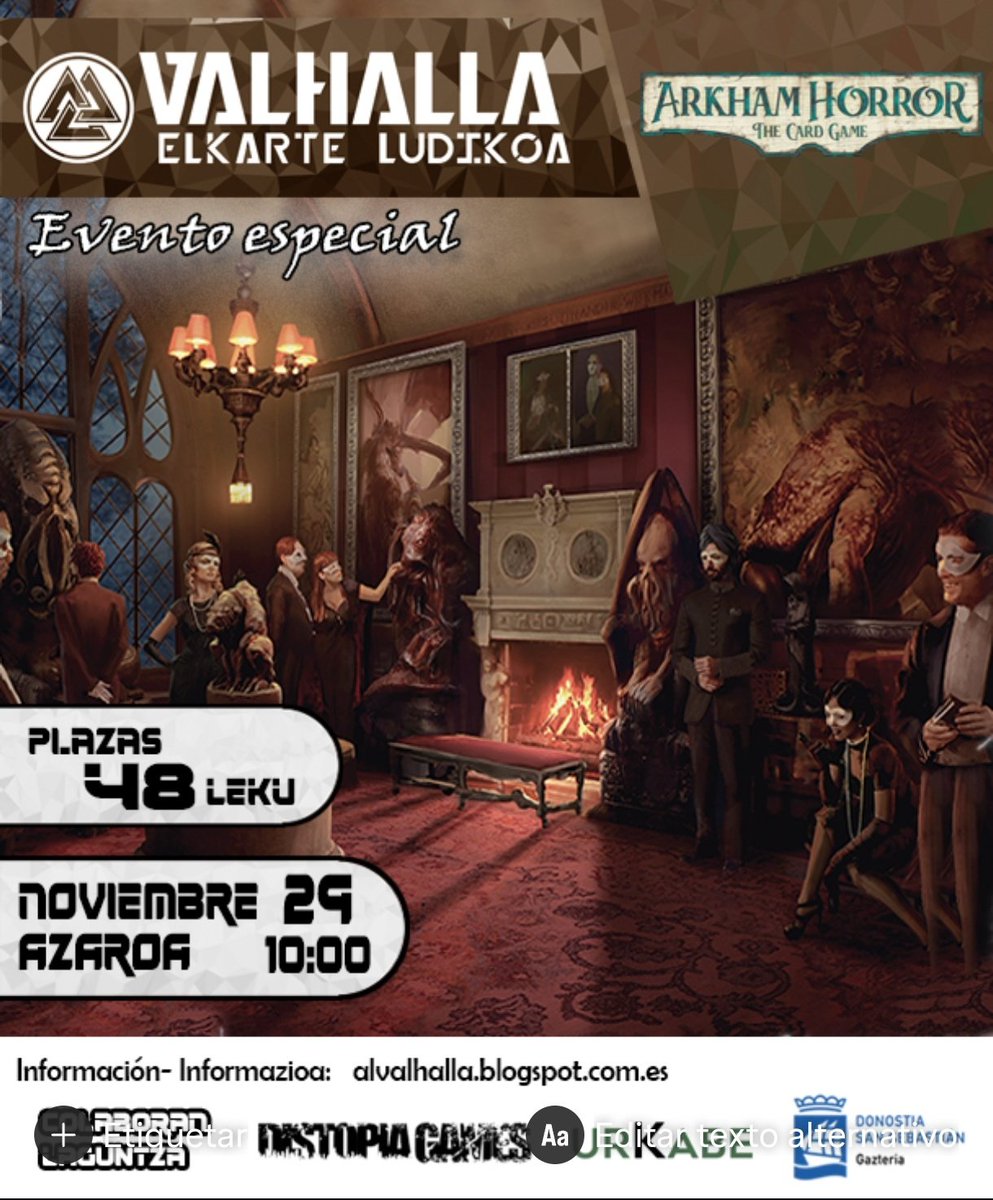 Asociación Lúdica VALHALLA Elkarte Ludikoa tweet media