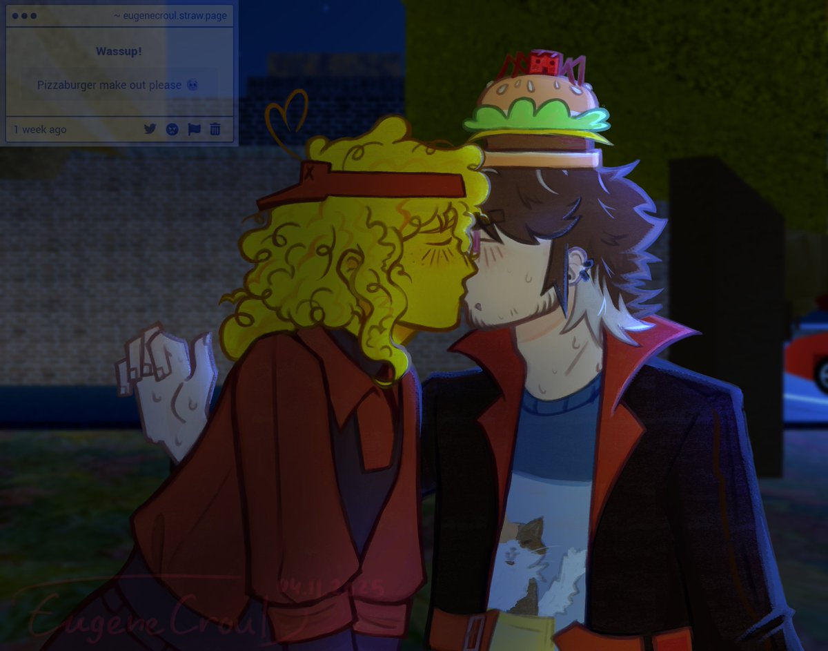 EugeneCroul's tweet image. if u saw this art before no u didnt
#pizzaburger