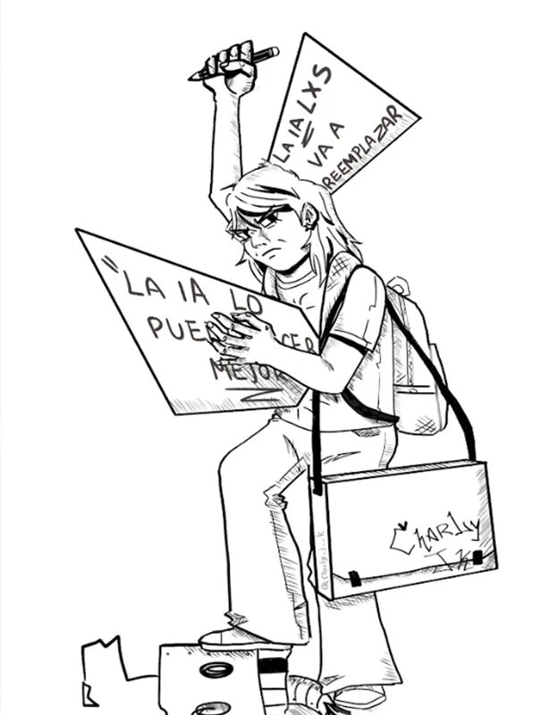 El arte como resistencia🎭🖌️

¿Qué ocurre cuando lxs niñxs ya no inventan mundos, sino que los descargan?😕

✍🏽: Eduardo Josué Martínez Espinosa
🏫: <a href="/UNAMFAD/">FAD UNAM</a> 
🎨: Charly Ruíz Reyes | <a href="/UNAMFAD/">FAD UNAM</a> 

No te pierdas este potente texto: puedjs.unam.mx/goooya/el-arte…