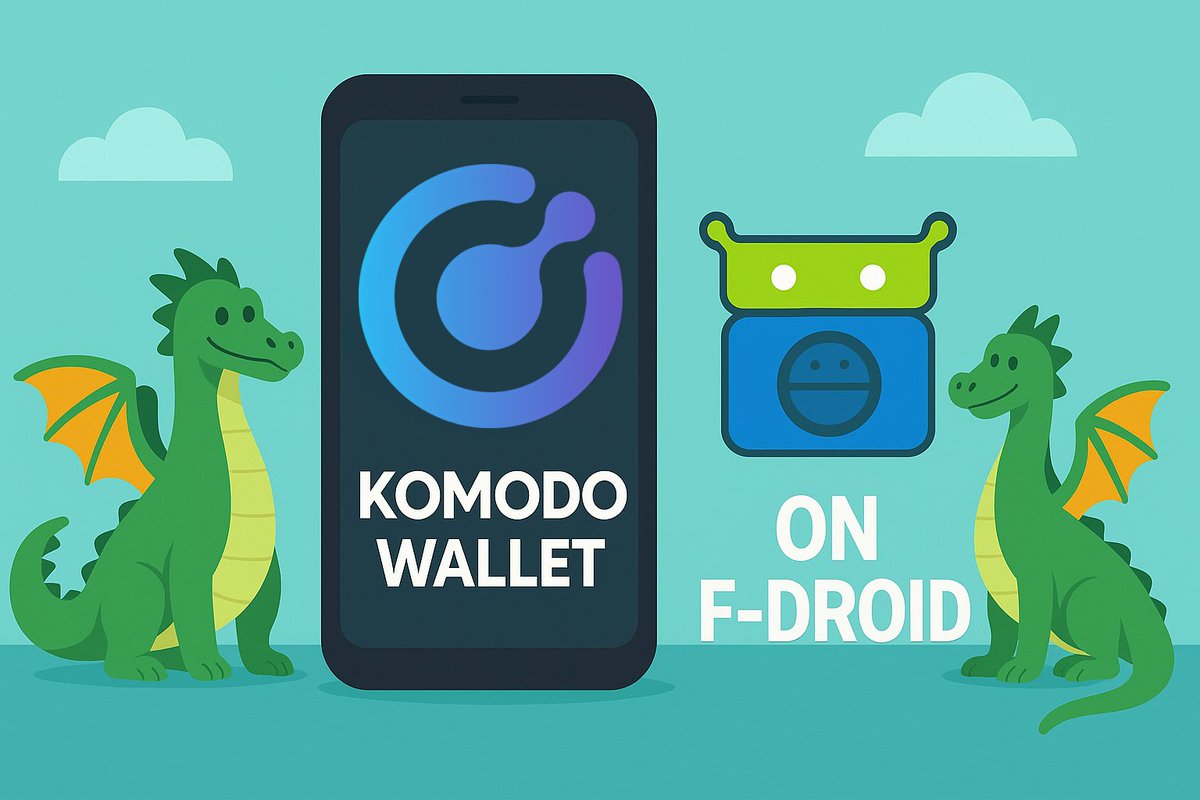 The Komodo Wallet <a href="/KomodoPlatform/">🦎 Komodo</a> Android app has been successfully merged into #FDroid 🎉
It should appear in the catalog within 24h — a major step for decentralized, open &amp; secure crypto access on Android 🔓📱