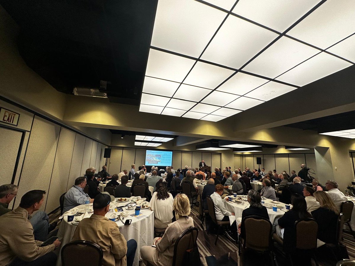 OreContango's tweet image. Rick Van Nieuwenhuyse presented the Contango Ore story to a full house at the New Orleans Investment Conference luncheon. Great turnout! #NOIC2025