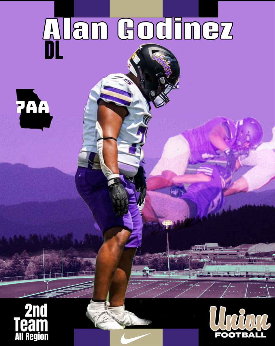 Making Region 7-AA’s 2nd Team at DL for <a href="/unioncofootball/">UC Football</a> is Alan Godinez!!
<a href="/AlanGodine75/">Alan Godinez</a> <a href="/huntermandy12/">Mandy</a>