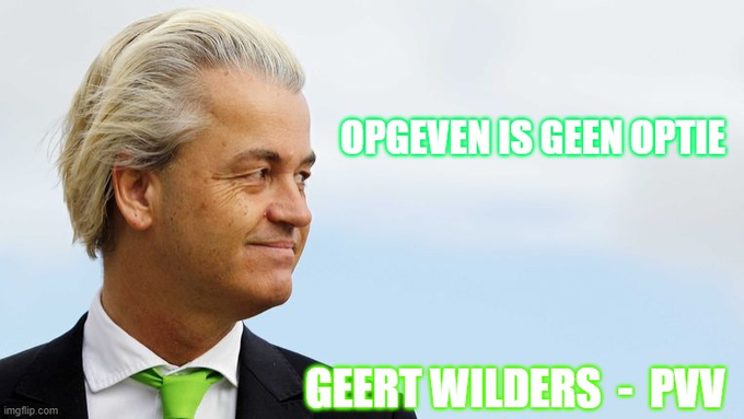 ovcned's tweet image. #Wilders #PVV