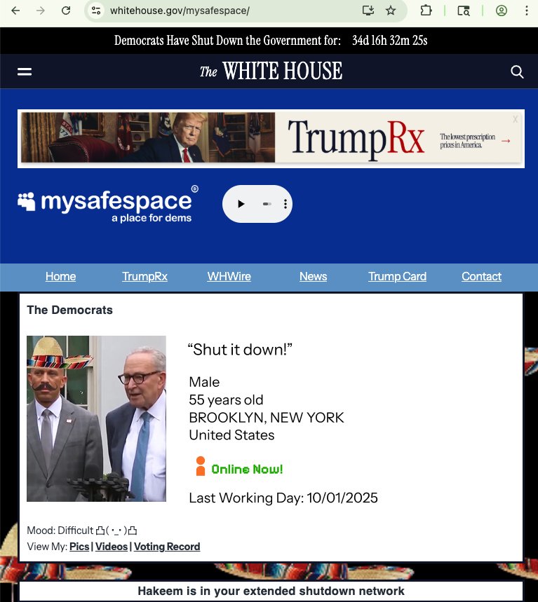 FriscoDemocrats's tweet photo. This is real. This is not a doctored image. This is the White House website at https://t.co/goxSRlTupo
This... is a government website.... 
I want that to sink in....
...this is a government website. https://t.co/jZ3J7UEYJB