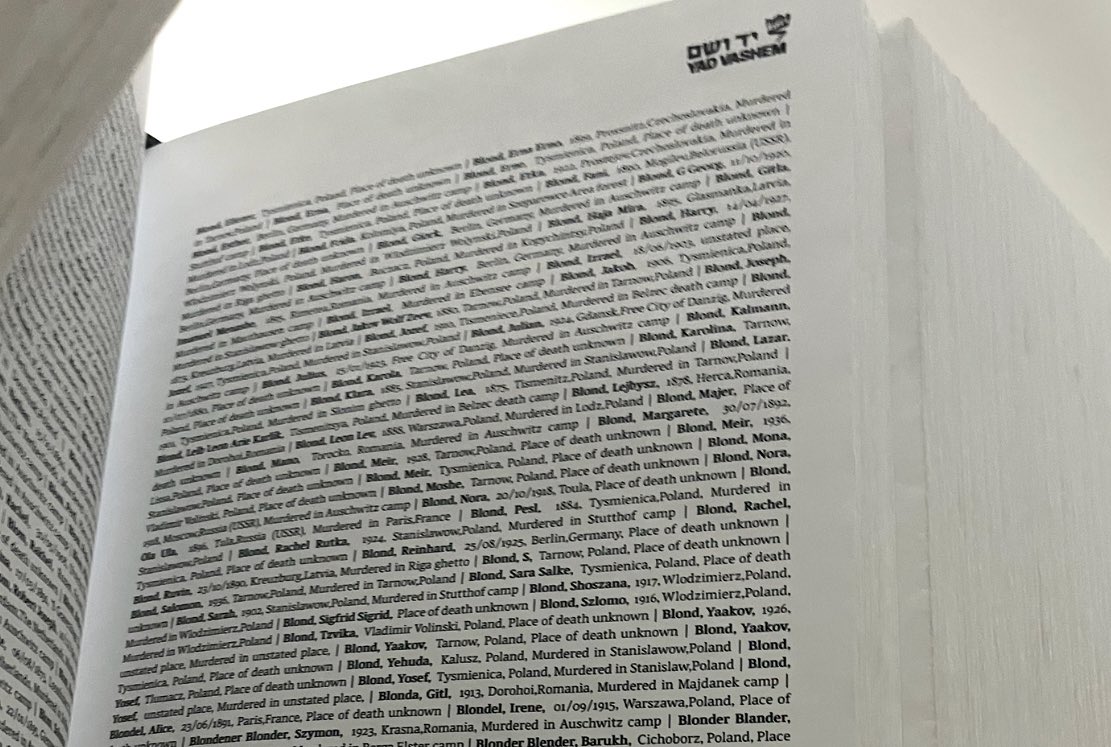 An incredibly worthy, appreciated undertaking.
My grandfather Alf Blond was the only survivor of the entire Blond family. His parents, three brothers, all aunts, all uncles and all cousins were murdered in the Nazi concentration camps.
I visited Yad Vashem for a second time in