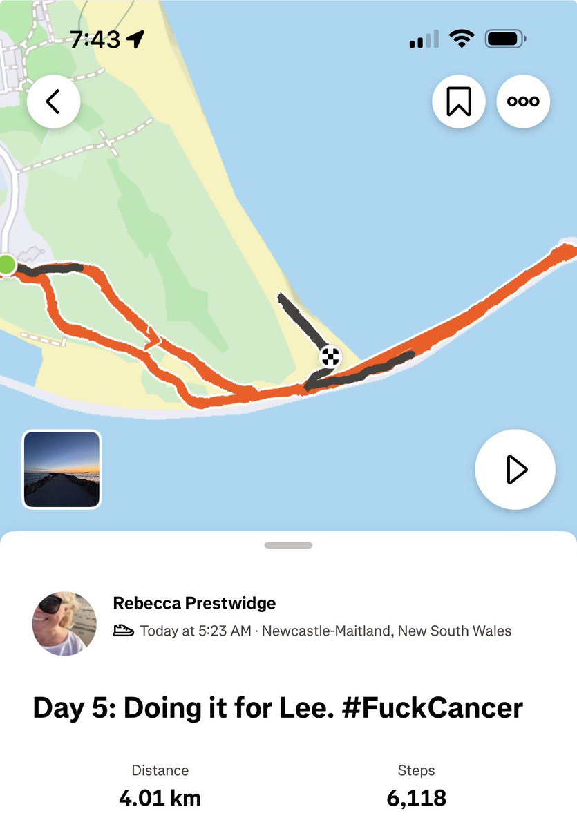 NewyBeachBum's tweet image. Day 5: Doing it for Lee. #WorkoutForWomen #GML

Warmer in than out this morning. Happy Wednesday. 💙☀️🌊

#Sunrise #SaltTherapy