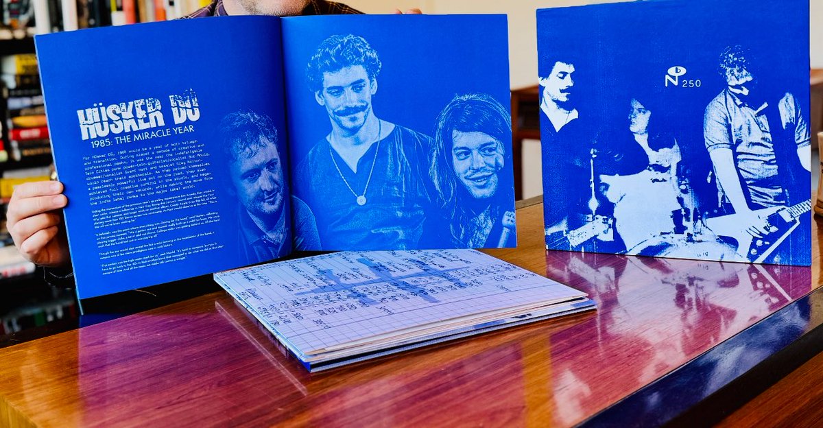 BobMehr's tweet photo. The mailman brought a copy of an incredible Hüsker Dü release, "1985: The Miracle Year," for which I wrote liner notes. This 4LP/2CD set from Numero Group comes out Friday. You can hit the Numero site or local record retailers to get yours: https://t.co/gmdHNKSnYU https://t.co/ciqBr1zFK0