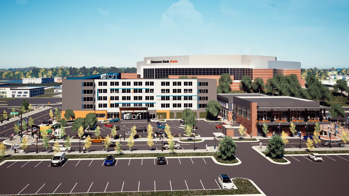 New $25 million mixed-use development coming to North Little Rock — featuring an Aloft Hotel and Willy D’s Dueling Pianos near Simmons Bank Arena. Groundbreaking Nov. 12 at 11 a.m. — the public is invited!
Details: nabprop.com/groundbreaking/