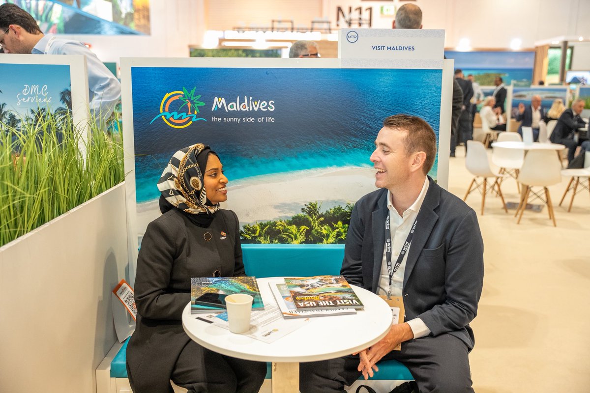 visitmaldivesco's tweet image. Day 1 of WTM 2025 concluded with a strong start for Visit Maldives and industry partners. The Maldives stand welcomed travel professionals, fostering meaningful discussions, networking opportunities, and valuable collaborations that set the stage for another successful year
