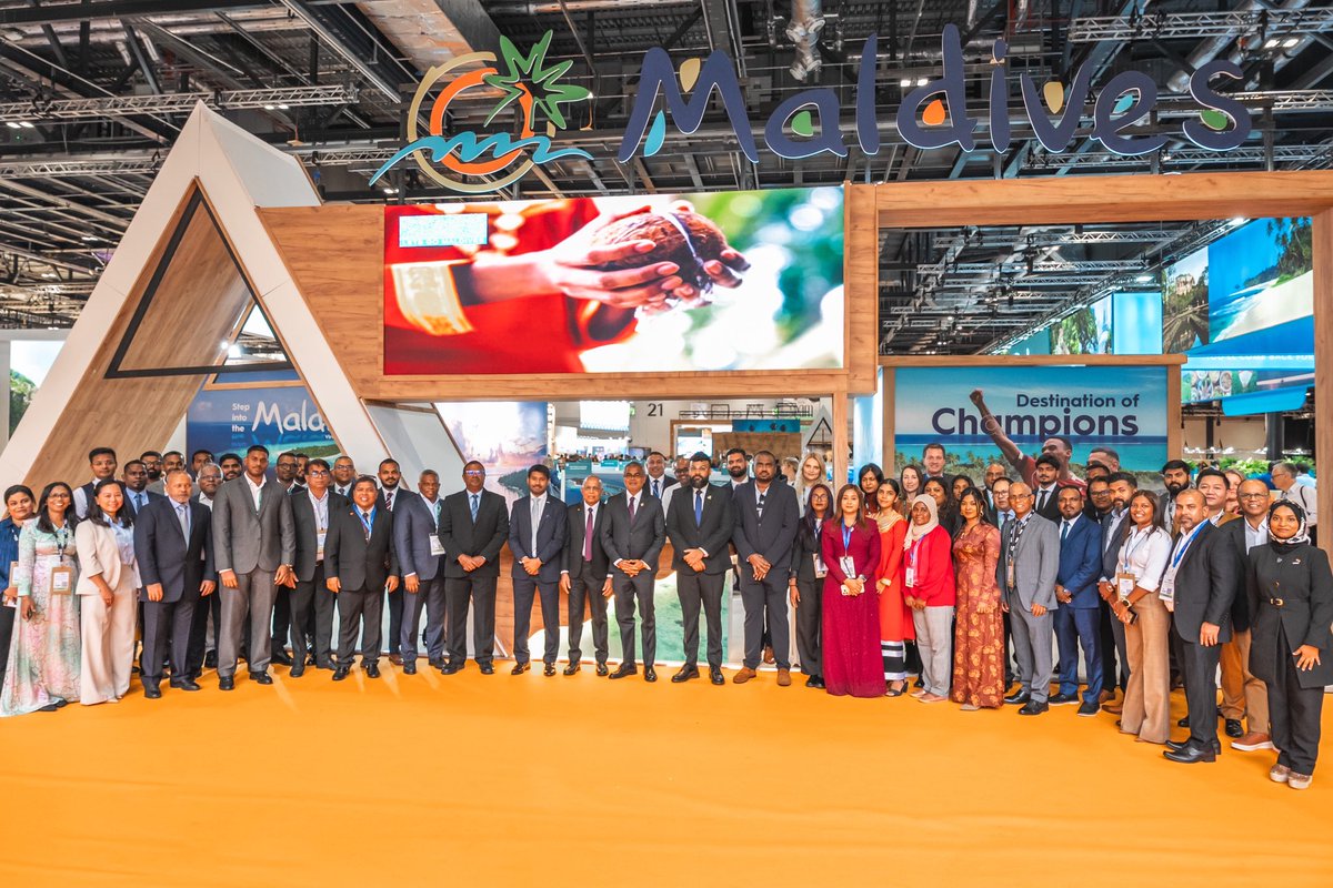 visitmaldivesco's tweet image. Day 1 of WTM 2025 concluded with a strong start for Visit Maldives and industry partners. The Maldives stand welcomed travel professionals, fostering meaningful discussions, networking opportunities, and valuable collaborations that set the stage for another successful year