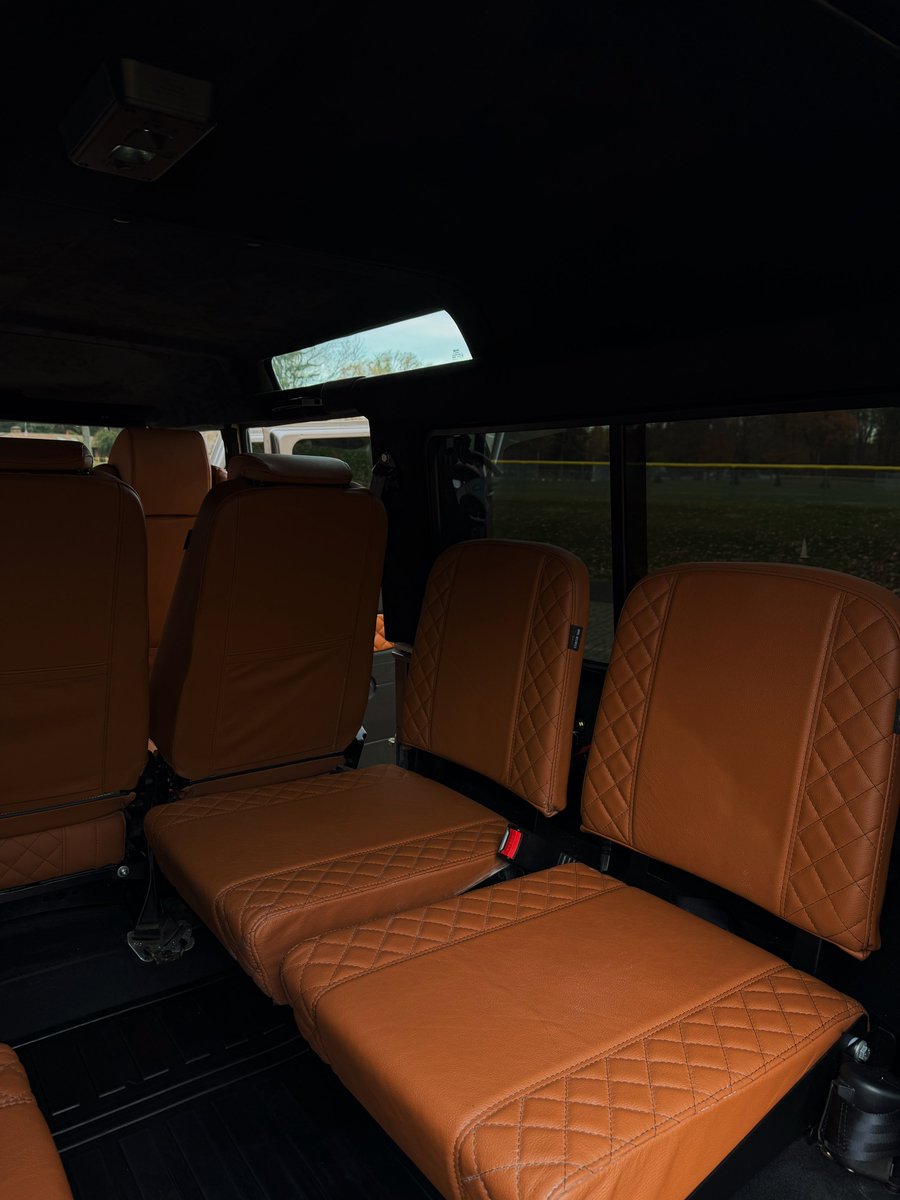 A restored 90s Defender