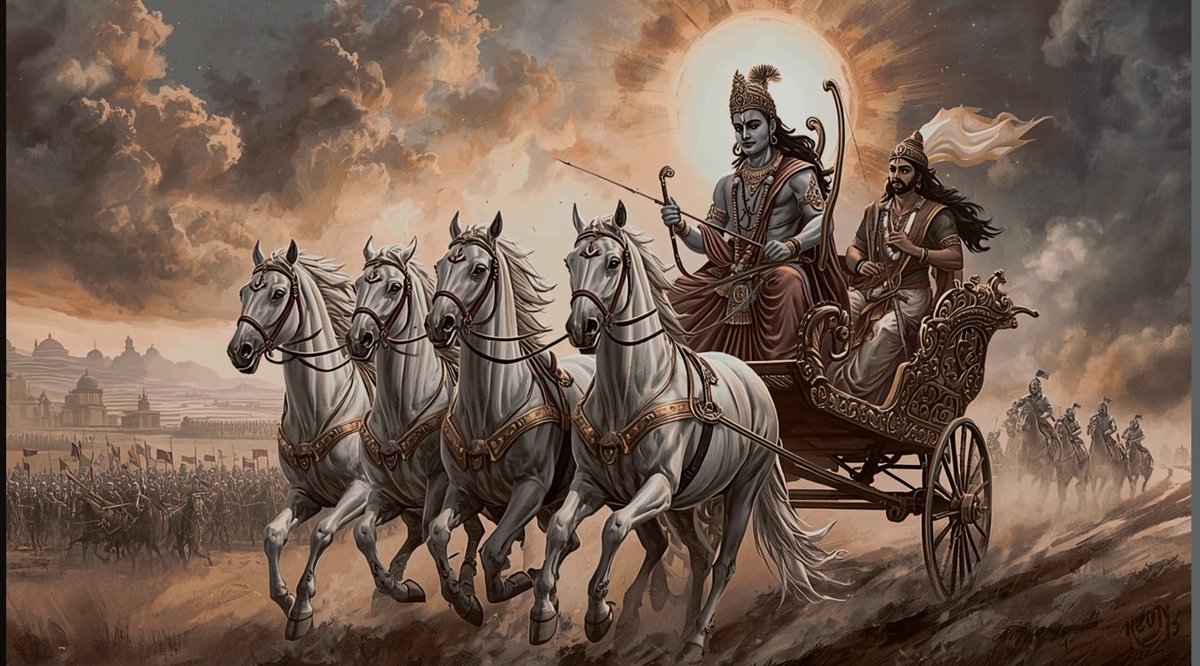 Sri Krishna = Markets = Infinite consciousness 
&amp;
We = investors = Arjuna