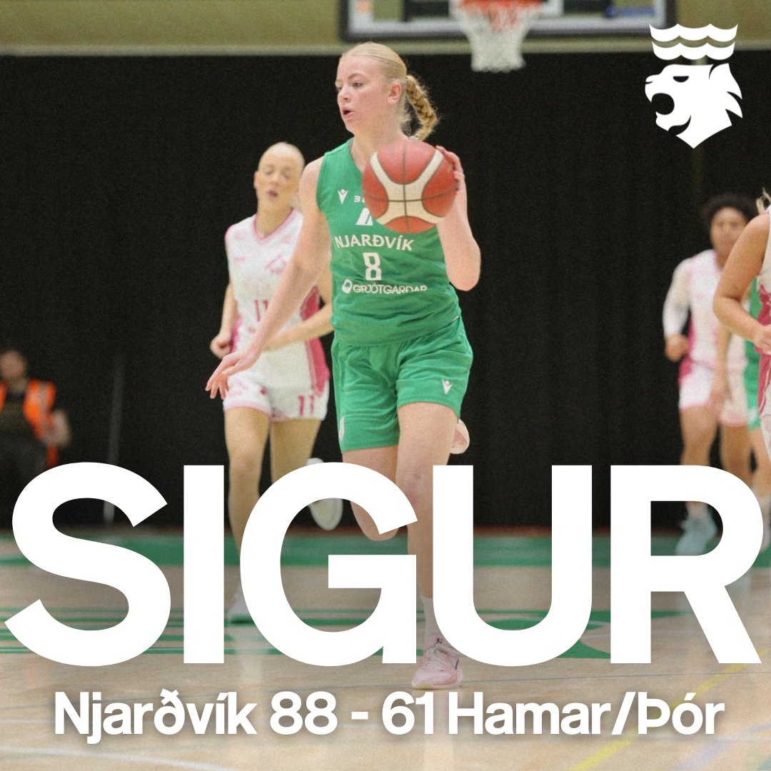 88-61 heimasigur hjá stelpunum á Hamar/Þór í kvöld

Pau endaði stigahæst með 20 stig, Dani skilaði 15/7/8 og Lára skilaði síðan 15 stigum af bekknum.

Leikurinn var sá síðasti fyrir landsleikjahlé og því næsti leikur ekki fyrr en 22. nóvember.

Áfram Njarðvík!