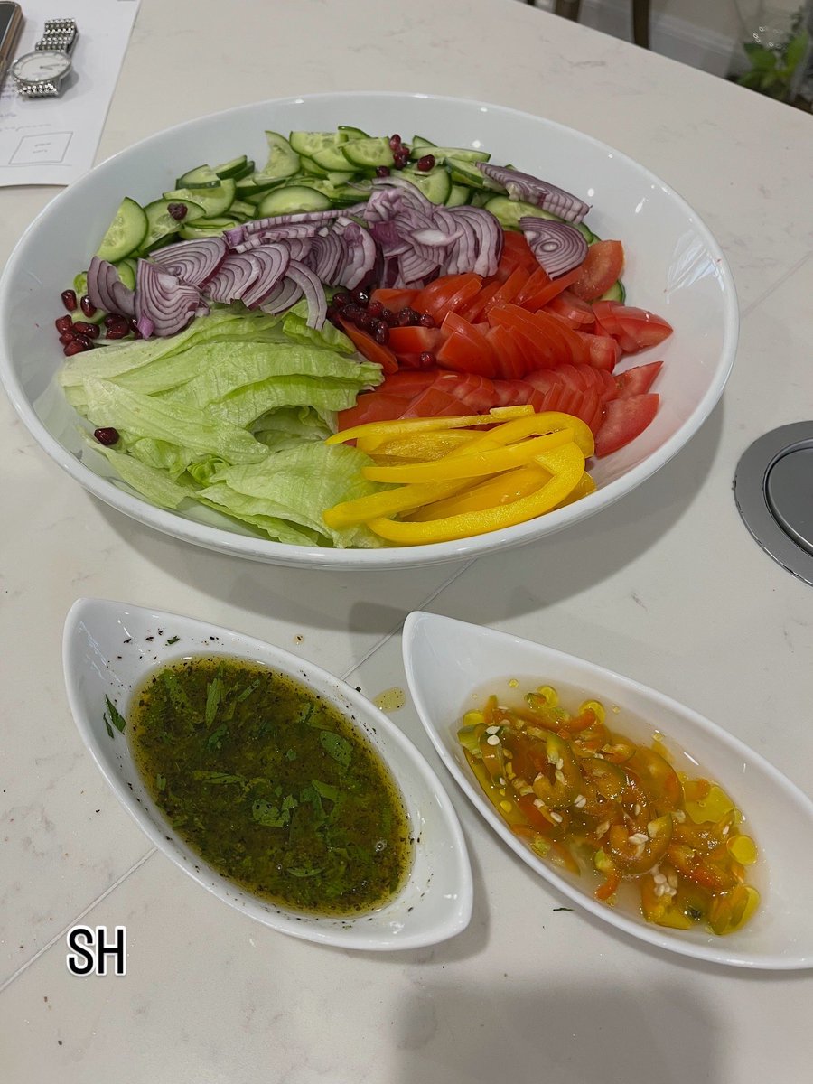 Agent99c's tweet image. Happy with friends. I did the salad only . The rest #friend #friendship #foodpics #food #foodie #foodgasm #salad #rice #pilav #dinner #happy #eatwell