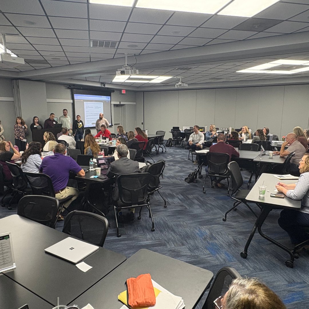 📢 Area districts gathered today at Greenbush (Girard) for KSDE School Improvement Days — a day of collaboration, reflection, and growth!  🍎📊    Teams analyzed data, built action plans, &amp; worked toward district goals with support from KSDE, District &amp; Greenbush leaders.