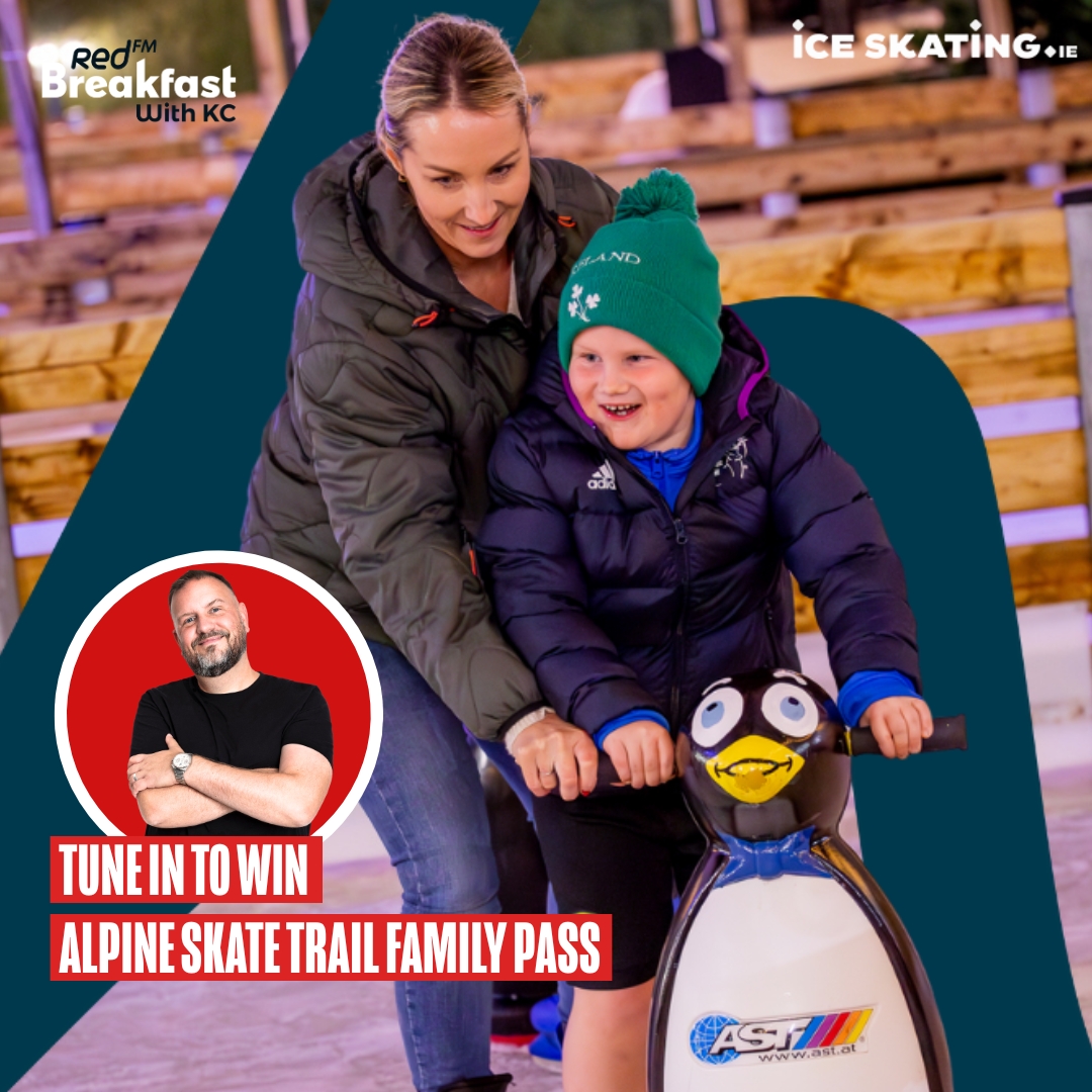 CorksRedFM's tweet image. Tune in to Breakfast with KC all this week to WIN a Family Pass for Alpine Skate Trail Cork ⛸️
