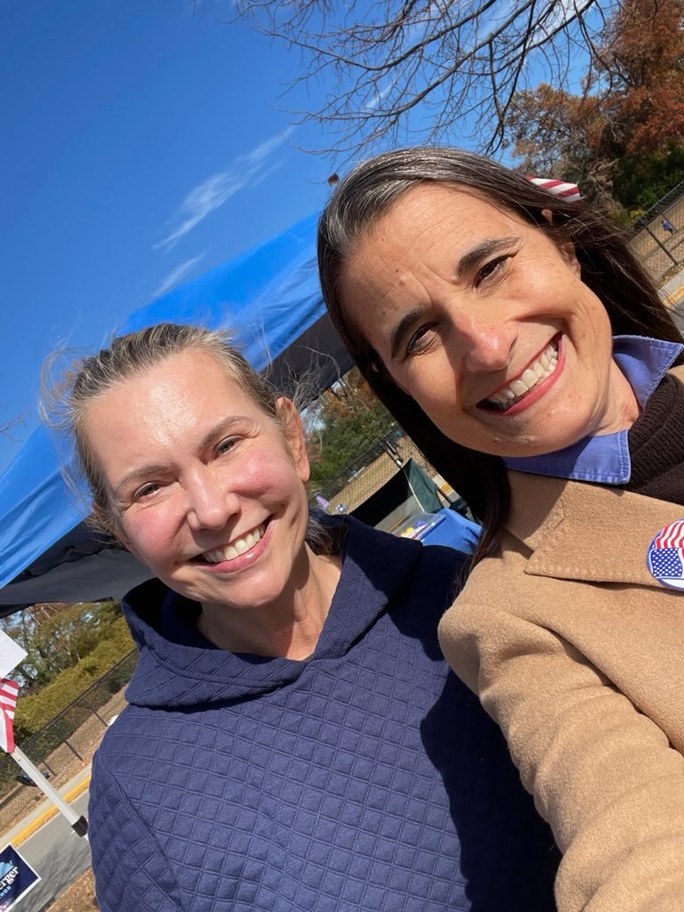 South Lakes High and Great Falls elementary spirits are high for our Democratic ticket
<a href="/Keys_Gamarra/">Karen Keys-Gamarra (she, her, hers)</a> <a href="/RipSullivan6/">Delegate Rip Sullivan</a> <a href="/SpanbergerForVA/">Abigail Spanberger</a> <a href="/jonesjay/">Jay Jones</a> <a href="/SenatorHashmi/">Senator Hashmi</a>  
<a href="/HuntermillDems/">Hunter Mill Democrats</a> <a href="/DranesvilleDems/">Dranesville Democrats</a> <a href="/FairfaxDems/">Fairfax Democrats</a> <a href="/vademocrats/">Virginia Democrats</a>