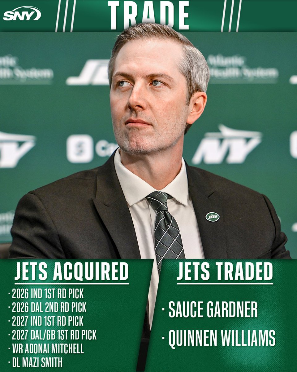 snyjets's tweet photo. Here's what GM Darren Mougey and the Jets accomplished on trade deadline day https://t.co/vx8EmoVm7t