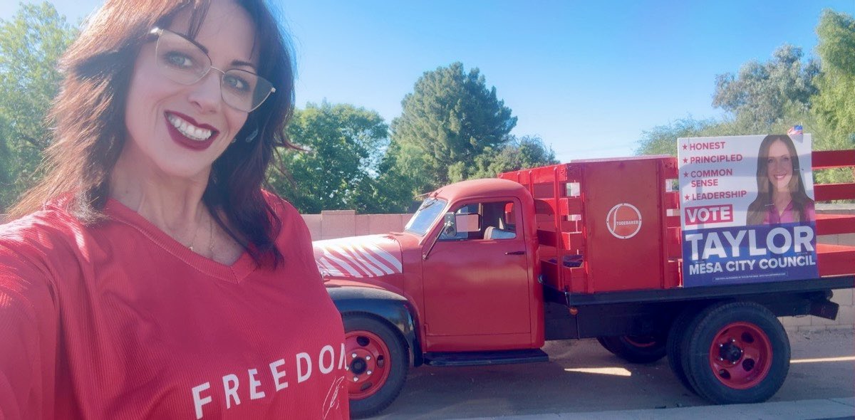 Mesa’s neighborhoods are flooded with <a href="/taylorformesa/">Dorean Taylor for Mesa</a> signs! If you haven’t submitted your ballot, you still have until 7PM TONIGHT (Tues. 11/4) to drop your ballot into the Dropbox at the Brimhall Aquatic Center. <a href="/TPAction_/">Turning Point Action</a>