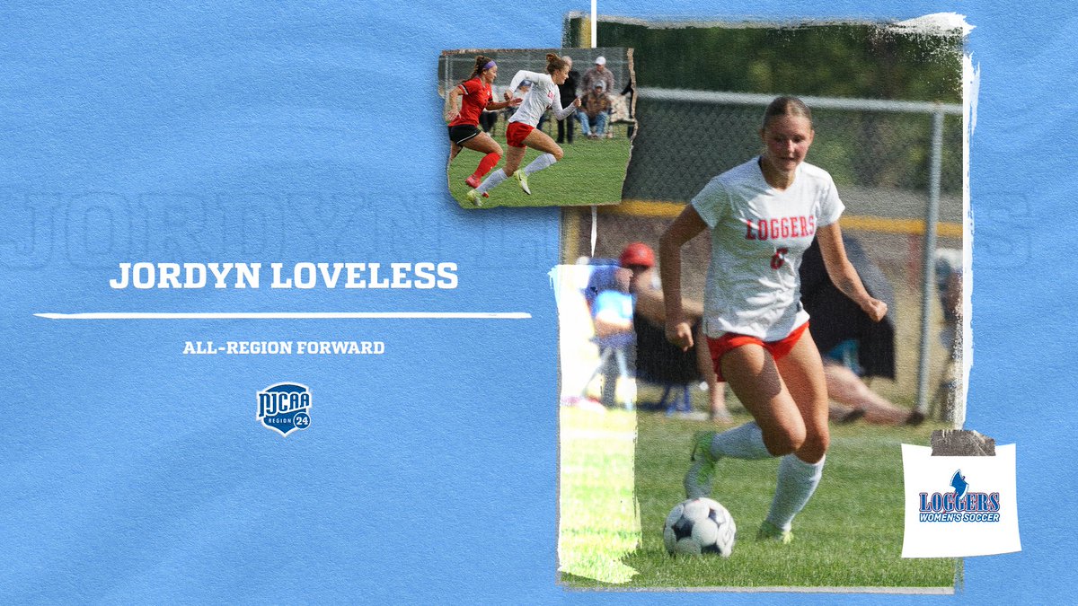 Congrats to Freshman Jordyn Loveless on being selected to the Region 24 All-Region Team!

Impact made from day one.

#TheLand #RollLogs #ChopOn
@llccathletics @njcaa_xxiv