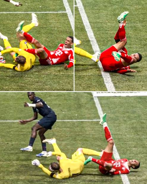 CostenoEngineer's tweet photo. Expulsan a Luis Díaz por la entrada a Hakimi, pero no expulsaron a Donnarumma cuando rompió a Musiala.

De no creer!! https://t.co/eMsp3h4v3l