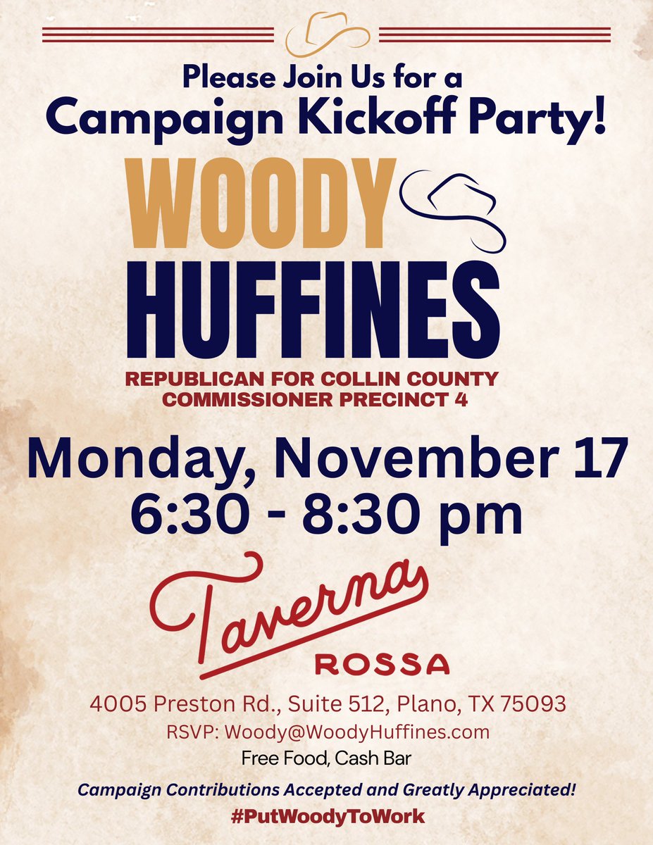 Let's kickoff the grassroots efforts for putting business experience in office!